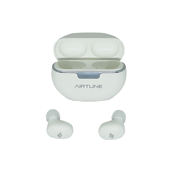 Earbuds Digital Alliance Airtune warna putih dalam posisi terbuka